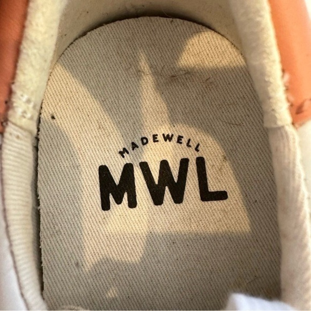 Madewell Sidewalk Low-Top Sneakers in Snake Embossed Leather: Wave Edition Size‎ - Picture 7 of 10